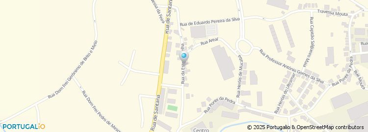 Mapa de Rua da Estrada Velha