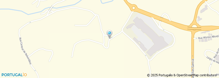 Mapa de Rua das Carvoeiras