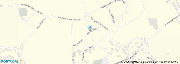 Mapa de Rua de Paíço