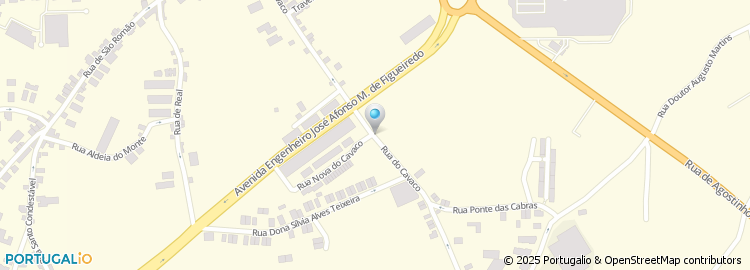 Mapa de Rua do Cavaco
