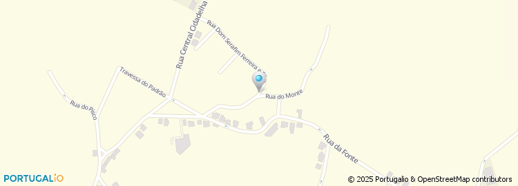 Mapa de Rua do Monte