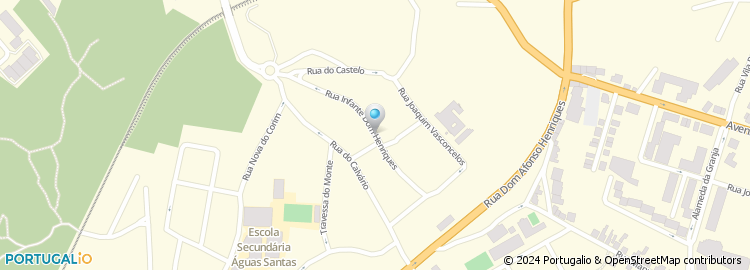 Mapa de Rua Infante Dom Henrique
