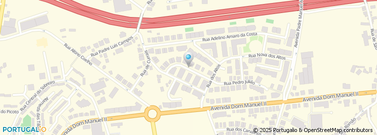 Mapa de Rua José Tomé Santos Rebelo