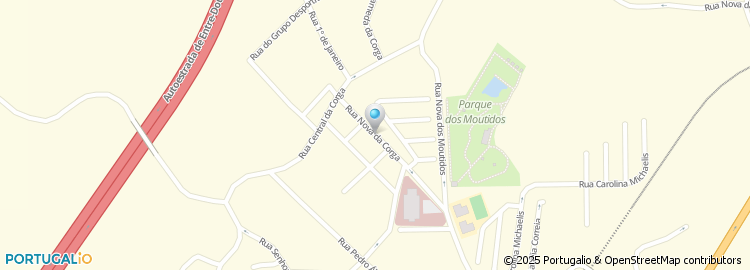 Mapa de Rua Nova da Corga