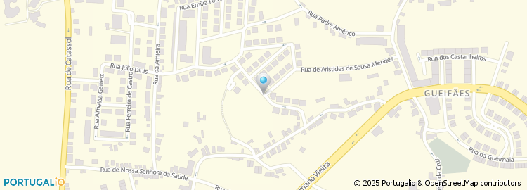 Mapa de Rua Padre António Soares Monteiro