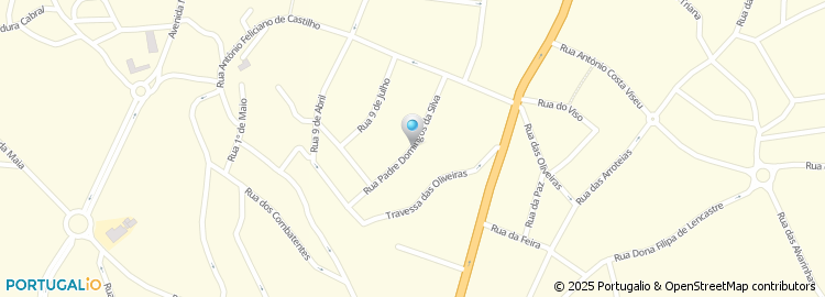 Mapa de Rua Padre Domingos da Silva