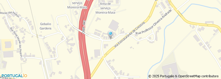 Mapa de Rua Professor Oliveira Andrade