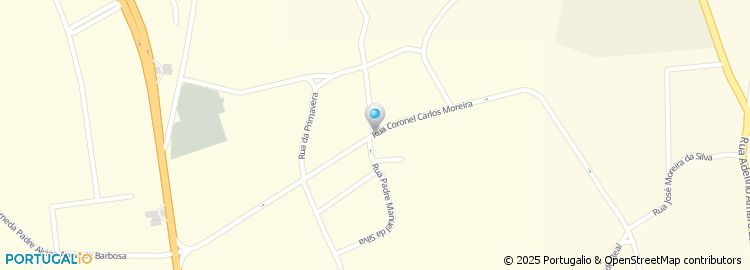 Mapa de Travessa de Coronel Carlos Moreira