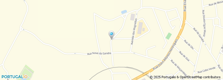 Mapa de Travessa Nova da Gandra