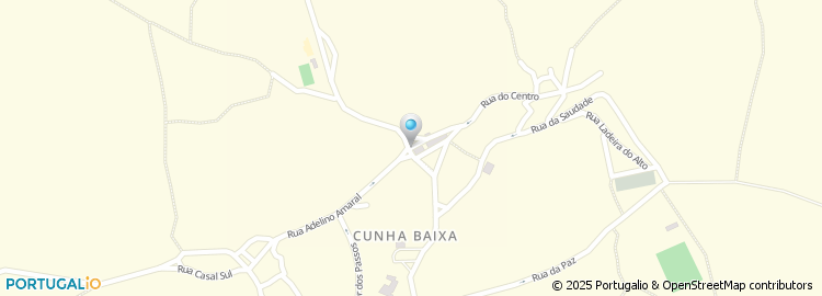 Mapa de Cunha Baixa