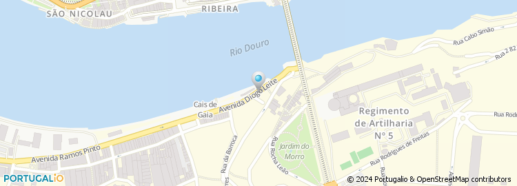 Mapa de Manos do douro - Organização de Passeios Maritimo Turisticos, Lda