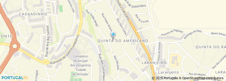 Mapa de Manuel Gomes Fernandes