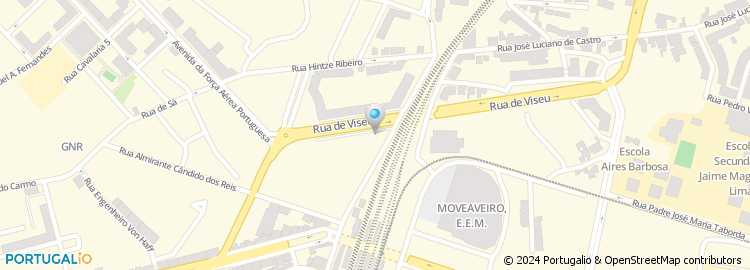 Mapa de Mapfre Seguros, Aveiro