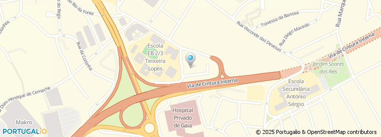 Mapa de Marco António Vieira Rego, Unipessoal Lda