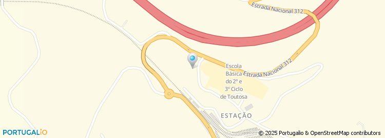 Mapa de Calçada da Estação