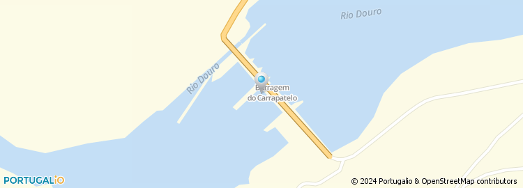 Mapa de Rua da Barragem