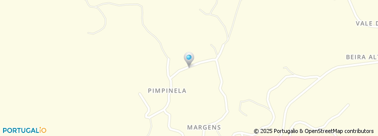 Mapa de Rua do Outeiro da Poupa