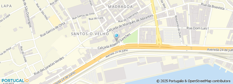 Mapa de Maria A G Brochado Santos