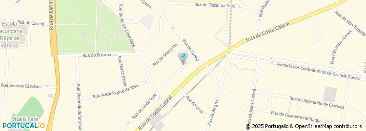 Mapa de Maria D Magalhaes Aguiar