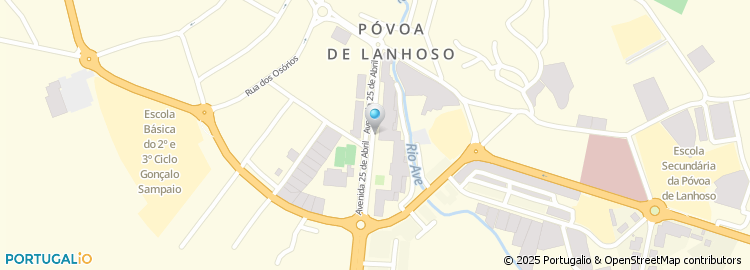 Mapa de Maria da Fonte - Centro de Estudo e Formação Profissional, Unip., Lda