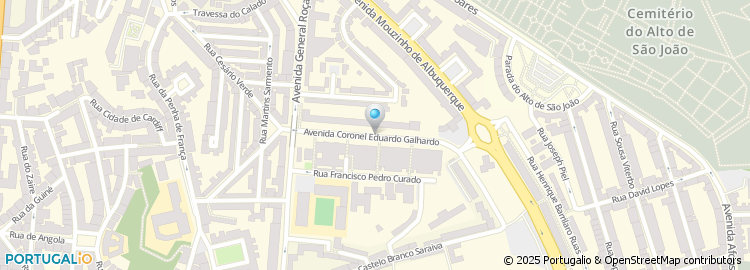 Mapa de Maria Paula Almeida - Sociedade de Fisioterapia e Osteopatia Lda