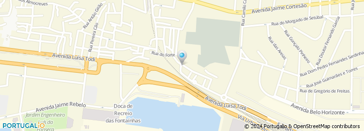 Mapa de Marina Marbella Setubal, Unip., Lda