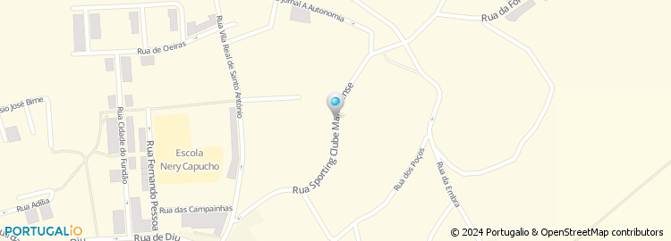 Mapa de Rua Sporting Clube Marinhense