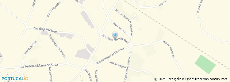 Mapa de Rua Alípio Reis Alves
