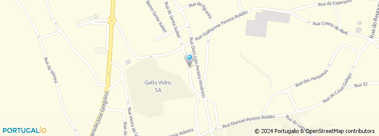 Mapa de Rua António Guerra