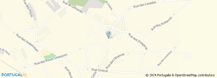 Mapa de Rua Augusto Costa
