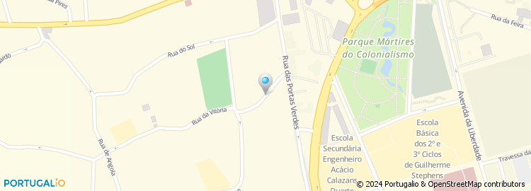 Mapa de Rua Augusto de Oliveira Guerra