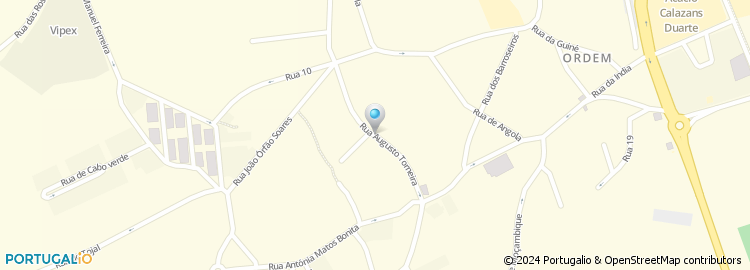 Mapa de Rua Augusto Torneira