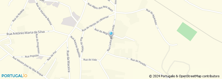 Mapa de Rua Carlos Jesus Vareda