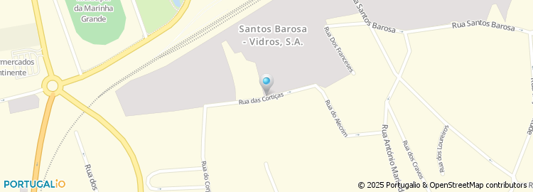 Mapa de Rua dos Cortiços