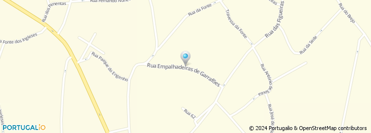 Mapa de Rua Empalhadeiras de Garrafões