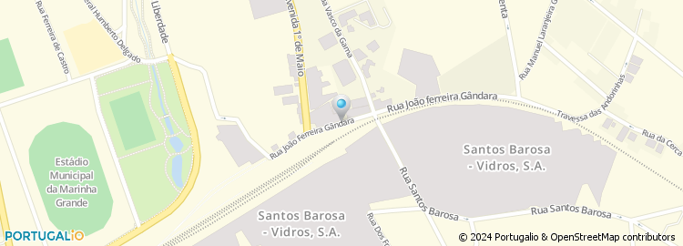 Mapa de Rua João Ferreira Gândara