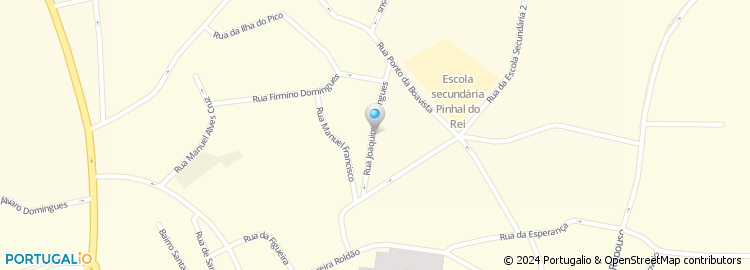 Mapa de Rua Joaquim Domingues