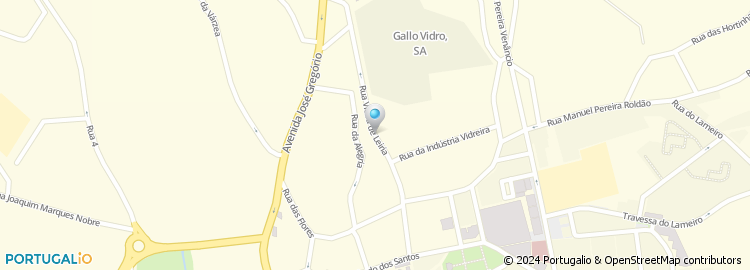 Mapa de Rua Vieira de Leiria