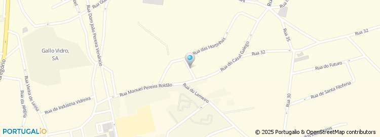 Mapa de Travessa das Hortinhas