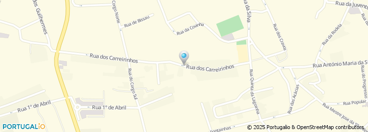 Mapa de Rua Associação Cultural e Recreativa da Comeira