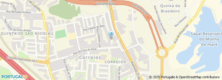 Mapa de Mario Correia & Filhos, Lda