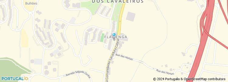 Mapa de Marisqueira da Flamenga - Actividades Hoteleiras, Lda