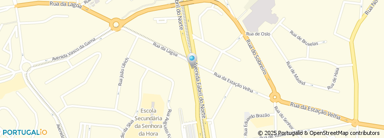 Mapa de Avenida Fabril do Norte