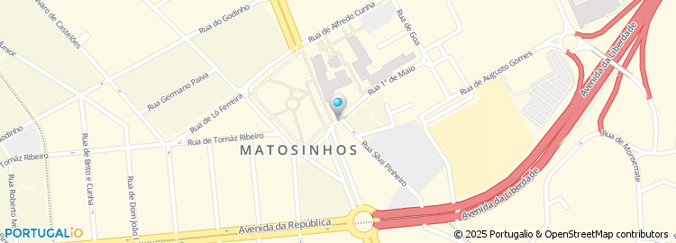 Mapa de Rua 1º de Maio