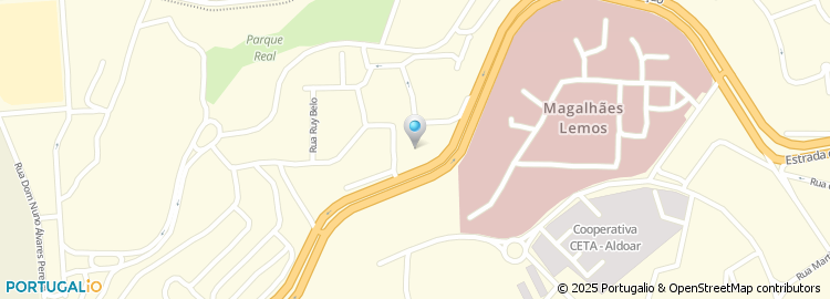Mapa de Rua Almada Negreiros