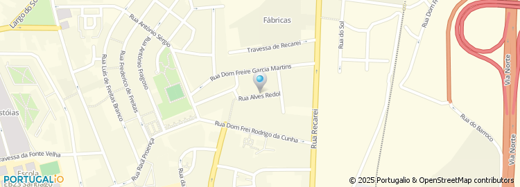 Mapa de Rua Alves Redol