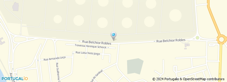 Mapa de Rua Belchior Robles
