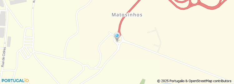 Mapa de Rua da Aldeia de Baixo