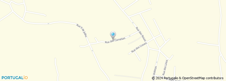Mapa de Rua das Camélias