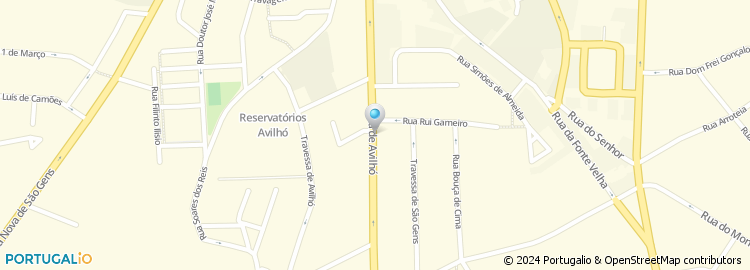 Mapa de Rua de Avilhó